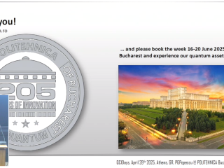 QCI Days, Athens, Greece, April 28-30